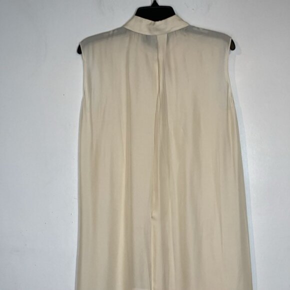 BIRGITTE HERSKIND Norma Silk-Blend Sleeveless Shirt Dress - Picture 7 of 11